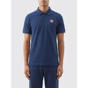 Canada Goose Polo Shirt Men Blue
